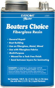 EVERCOAT MARINE BOATER'S CHOICE POLYESTER RESIN WITH WAX GALLON