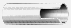 HOSE SANITATION VAC HD PVC WHITE 5/8" ID (BY FOOT)
