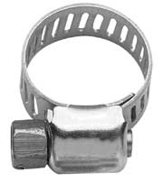HOSE CLAMP STAINLESS STEEL OPENING RANGE 5/16"-5/8" (BY EACH)