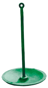 MUSHROOM MOORING ANCHOR IMPORTED CAST IRON 600 LB