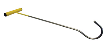 DRAG HOOK 24" SS W/TEE HANDLE