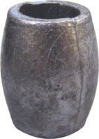 LEAD WEIGHT 4 OZ 1/2" HOLE