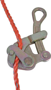 ROPE GRABBER FOR UP TO 3/4" LINE ZINC PLATED STL