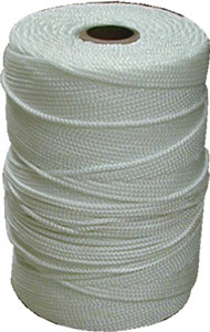 HEADING TWINE 400 BRAIDED NYLON WHITE 2 LB BALL (APPROX 400' PER LB)