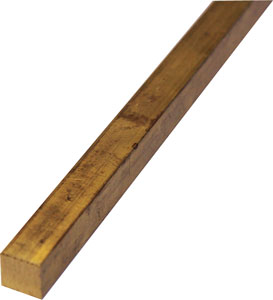 KEY STOCK BRASS 1/4" (BY INCH)