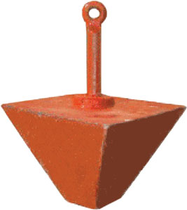 PYRAMID MOORING ANCHOR IMPORTED 100 LB