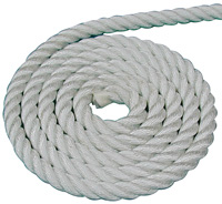 ROPE NYLON 3-STRAND 1-1/2" (BY FOOT)