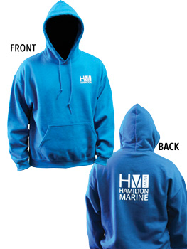 HM HOODED SWEATSHIRT ANTIQUE SAPPHIRE 3X-LARGE