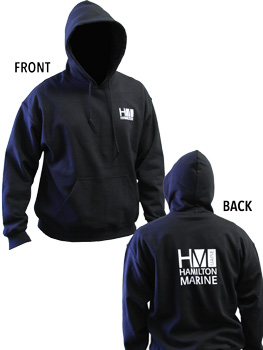 HM HOODED SWEATSHIRT BLACK X-LARGE