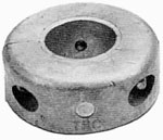 CAMP ZINC SHAFT DONUT STYLE WEIGHT 100 OUNCES FITS 3-1/2" SHAFTS