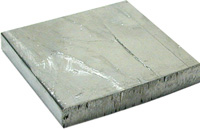 ZINC PLATE CAST NON-BEND 3"X3"x 1/2" 1.3LBS