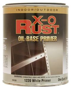 XO RUST ENAMEL PRIMER WHT QUART              1220QT