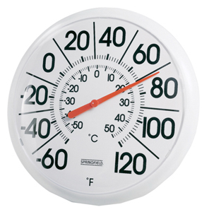 THERMOMETER ROUND DIAL 13.25" DIAMETER