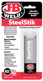 JB WELD STEEL STIK 2OZ (8267S)