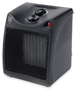 COMPACT CERAMIC HEATER 110 vac 1000W / 1500W