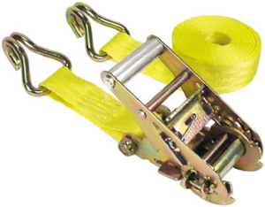 RATCHET STRAP TIEDOWN NYLON 1-3/4" X 15'