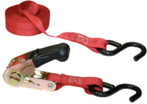 RATCHET STRAP TIEDOWN NYLON 1" X 13'