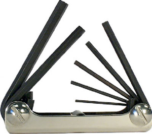 HEX KEY ALLEN SET 6 PIECE FOLD UP METRIC