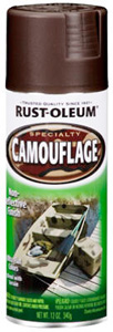 RUST-OLEUM PAINT CAMO EARTH BROWN 12 OZ SPRAY