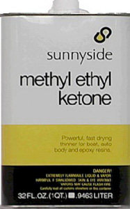 SUNNYSIDE METHYL ETHYL KETONE THINNER MEK QUART