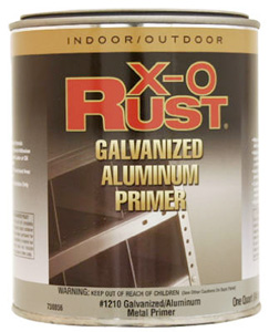 XO RUST ENAMEL PRIMER QUART ALUMINUM     1210QT