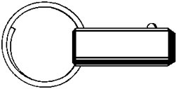 QUICK RELEASE PIN 5/16" X 3.5"USABLE LGTH S/S