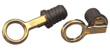 SEA DOG DRAIN PLUG SNAPTITE HANDLE BRASS WITH NEOPRENE SEAL 1" DIAMETER