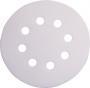 SANDPAPER DISC WHTLINE 5" 150C 8HOLE HOOK/LOOP 50BX
