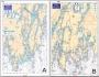 CHART WATERPROOF FISHING KENNEBEC, SHEEPSCOTT RVRS