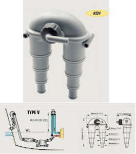 Anti siphone valves for boats - VETUS