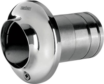 VETUS TRANSOM EXHAUST STAINLESS STEEL WITH CHECK VALVE 1-9/16"