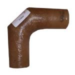 CENTEK MARINE EXHAUST 90 DEGREE ELBOW VERNATUBE FIBERGLASS 2" X 5.75"