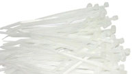 MARINCO 199226 CABLE TIE NYLON 8" CLEAR 50LB MOUNTING 25/PKG