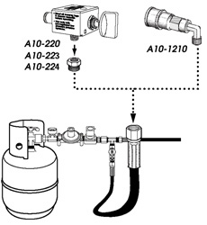 VALVE REGULATOR LPG LOW PRESSURE HIGH OUTPUT