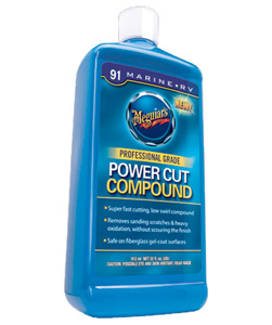 MEGUIAR'S&REG; MARINE/RV PROFESSIONAL GRADE POWER CUT COMPOUND 32 OZ