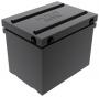 MOELLER BATTERY BOX BLACK FOR FITS TWO 6 VOLT BATTERIES