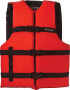 ONYX LIFEVEST GENERAL PURPOSE TYPE 3 RED ADULT OVERSIZED 3X-LARGE