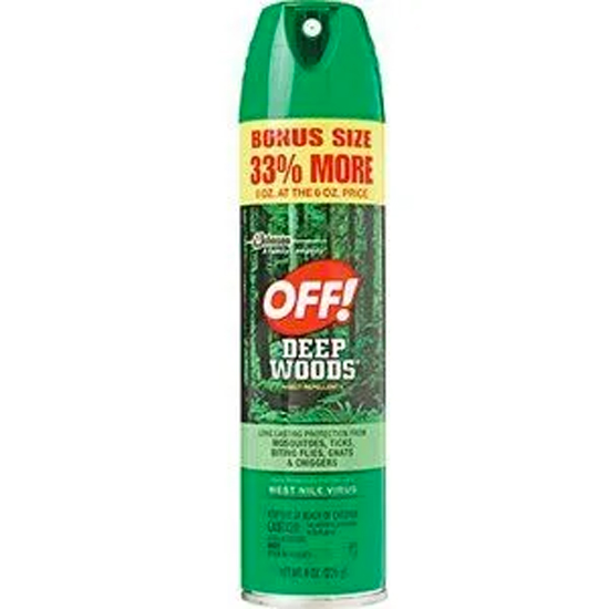 DEEP WOODS OFF  INSECT REPELLENT BONUS SIZE 8 OUNCE