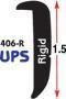 PVC RUB RAIL TRIM RIGID BLACK 40' LENGTH *UPS*